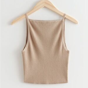 & Other Stories Ribbed Knit Tank Top